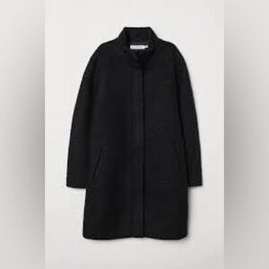 HM winter coat with stand up collar